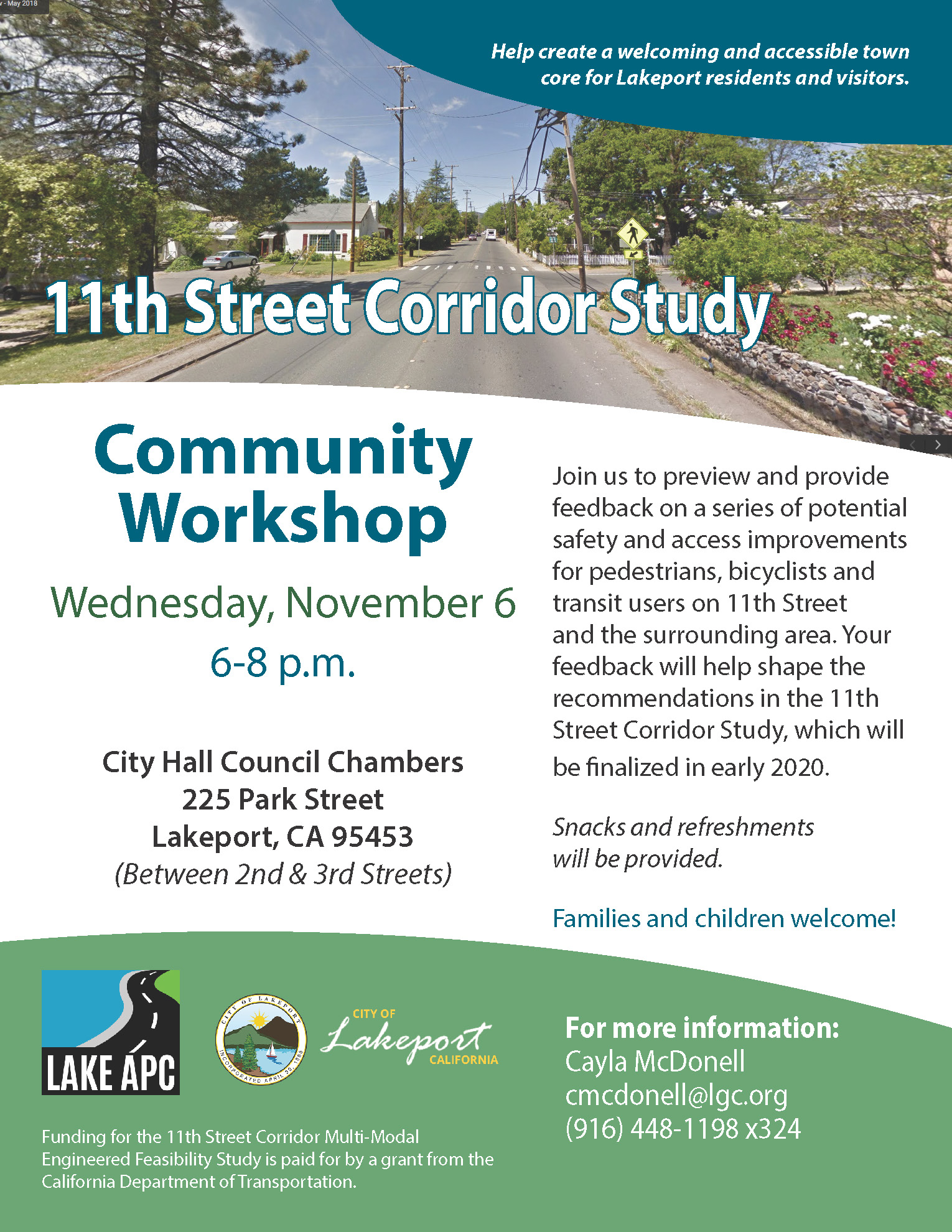 Picture of the flyer for the community workshop